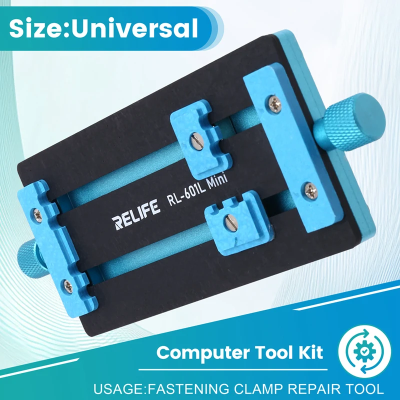 A81M New RELIFE RL-601I Universal Rotary Adjustable Metal Clip Fixture For Mobile Phone Motherboard IC Chip Welding Repair Tools