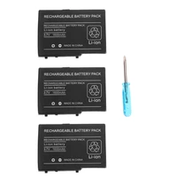 1600mah Battery for DS Lite for Nds for Ndsl 3.7V Rechargeable Lithium-ion Battery + Tool Pack Kit K1KF 1