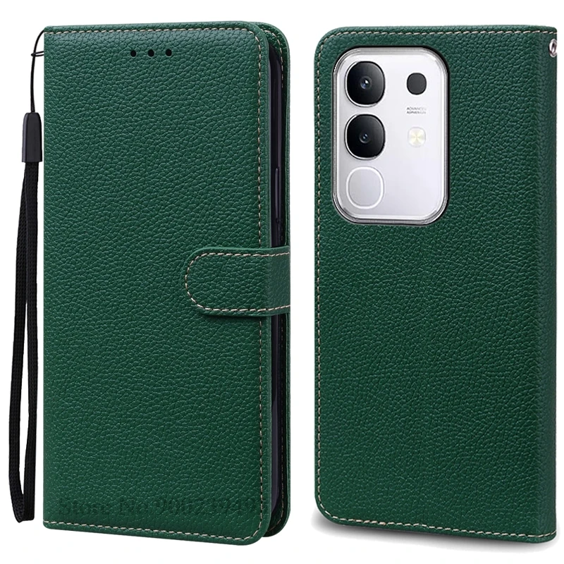 Luxurious Leather Flip Wallet Phone Cover with Soft TPU Silicone