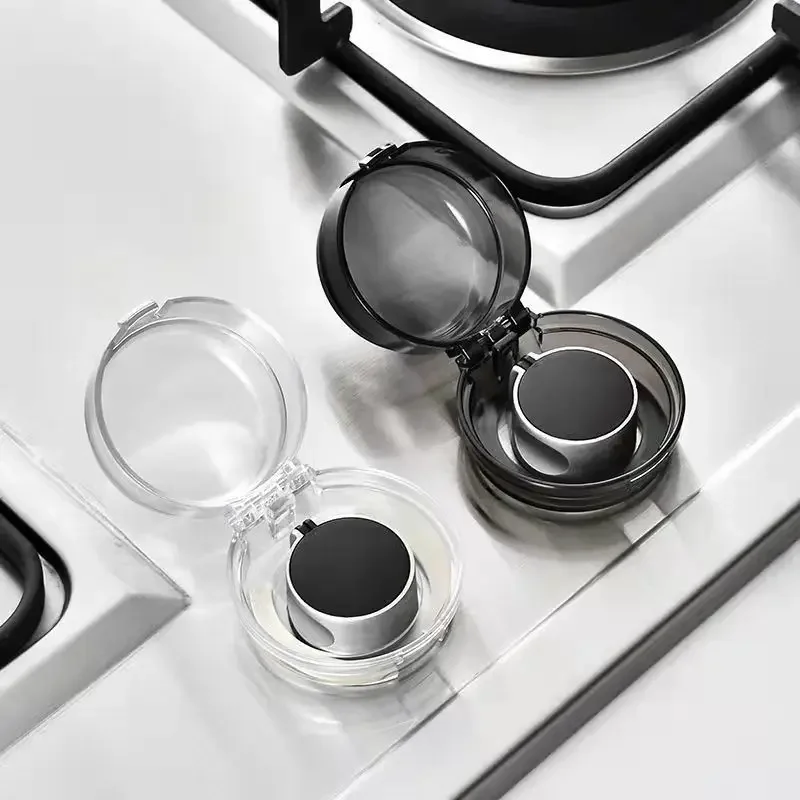 Stove Protector Cover 2/4/10Pcs Gas Stove Knob Covers Adhesive Child Safety Heat Resistant Oven Knob Locks For Baby Safety Home Cookware Security