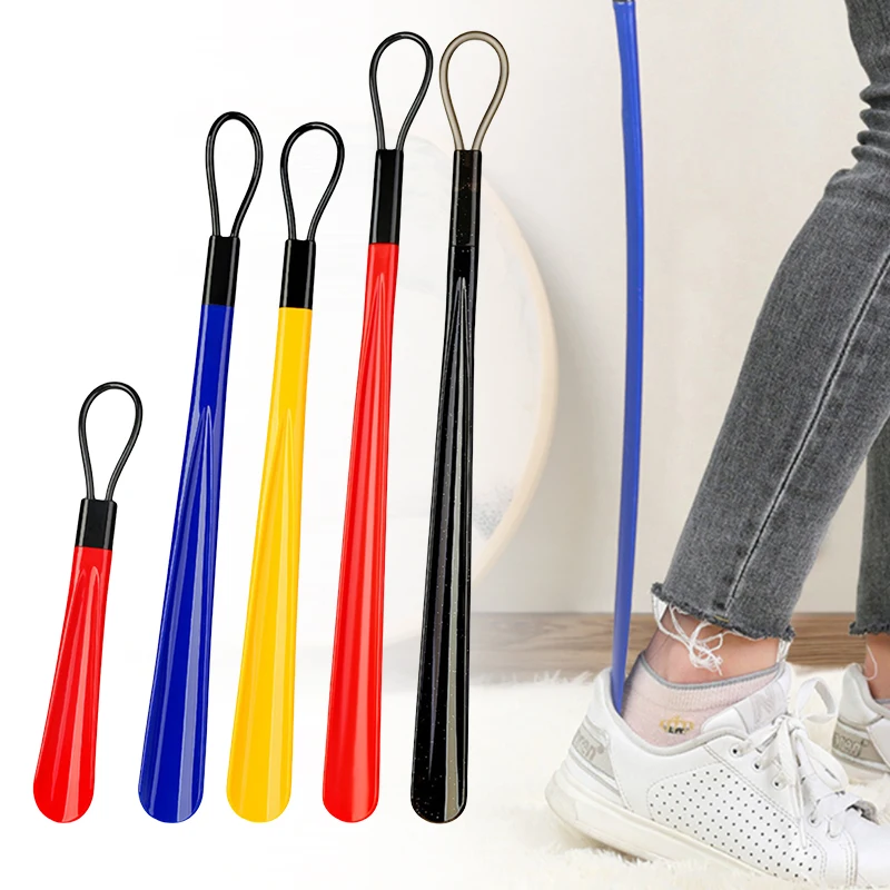 1pcs Shoehorns Flexible Sturdy Slip Shoe Horn Spoon Shape Shoehorn Shoe Lifter For Boots 16/19/30/46/58cm Dropship