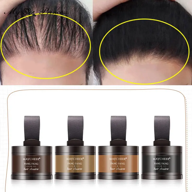 Hair Filling Powder Forehead Fluffy Thin Powder Pang Line Shadow Bald Coverage Hair Concealer Root Cover Makeup Beauty hair powder