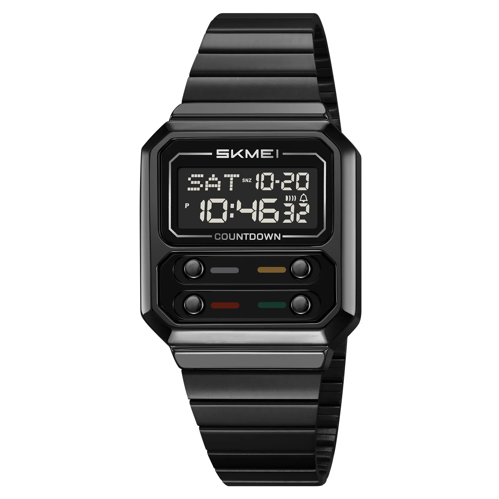 Orologio da polso cronografo impermeabile per studenti, semplice, da uomo, retrò, di lusso, digitale, elettronico, per donne_voghion.com