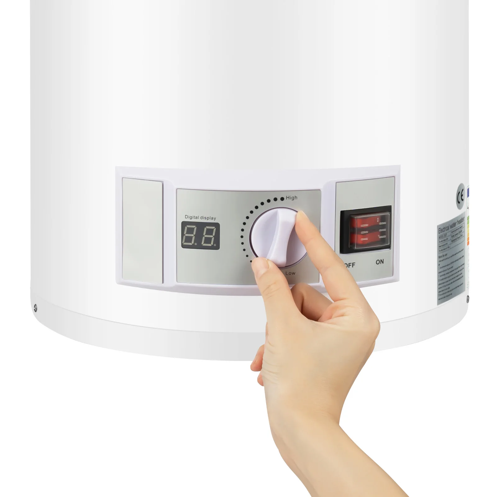 Elektro-Warmwasserbereiter 80 Liter mit LED-Anzeige & 2000 W