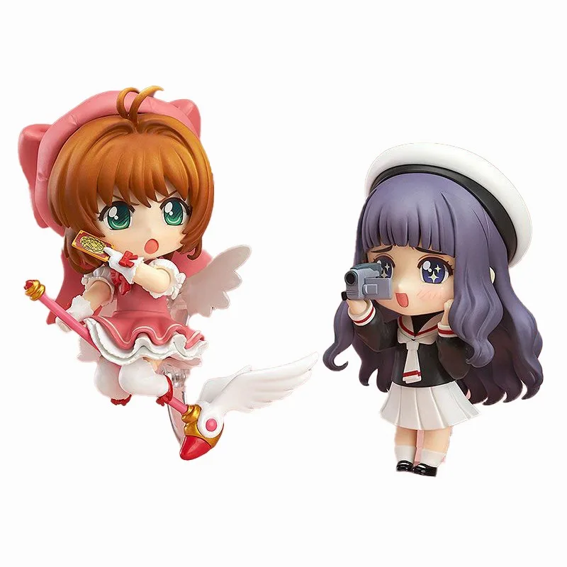 

In Stock Genuine GSC Good Smile NENDOROID 490 Daidouji Tomoyo 400 Kinomoto Sakura Cardcaptor Sakura Anime Model Toy Doll Gift