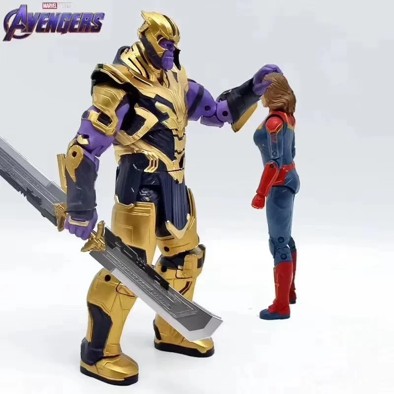 

Экшн-фигурка Marvel Мстители 21 см танос боевой герой с ножом экшн-фигурка танос Кукла Коллекция Gk Shf модель игрушка подарок