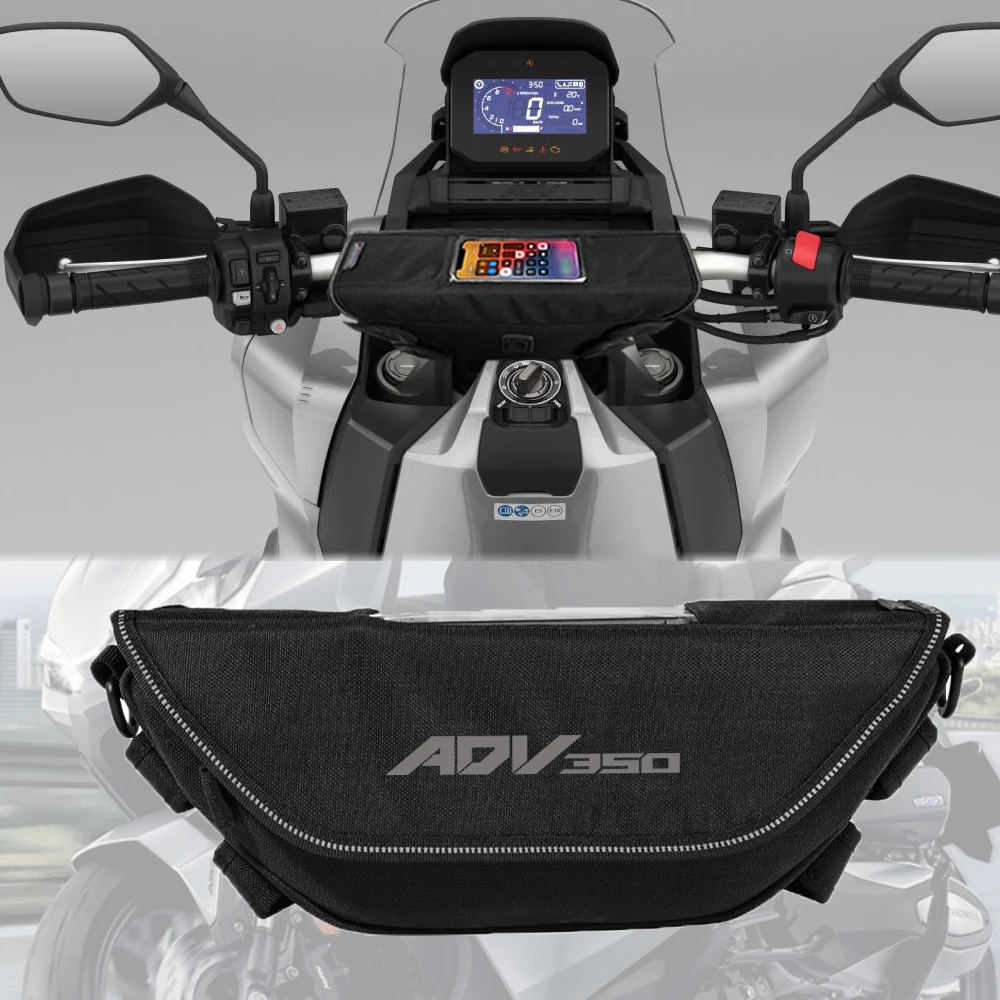 For HONDA ADV350 adv350 ADV 350 Motorcycle accessory  Waterproof And Dustproof Handlebar Storage Bag  navigation bag для honda adv 350 adv350 2022 2023 мотоциклетная 3d эпоксидная наклейка на выхлопную трубу нескользящая декоративная наклейка