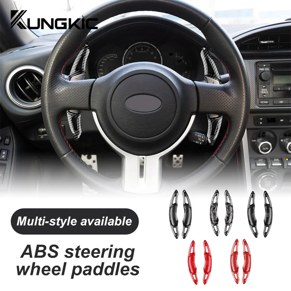 車のステアリングホイールシフトパドルシフター拡張カーボンファイバーABSスバルBRZインプレッサWRX XVクロストレックフォレスタートヨタ86用 -  AliExpress 車パドルシフタースバル XV クロストレック 2012-2022 ステアリングホイールシフトパドルシフターエクステンション