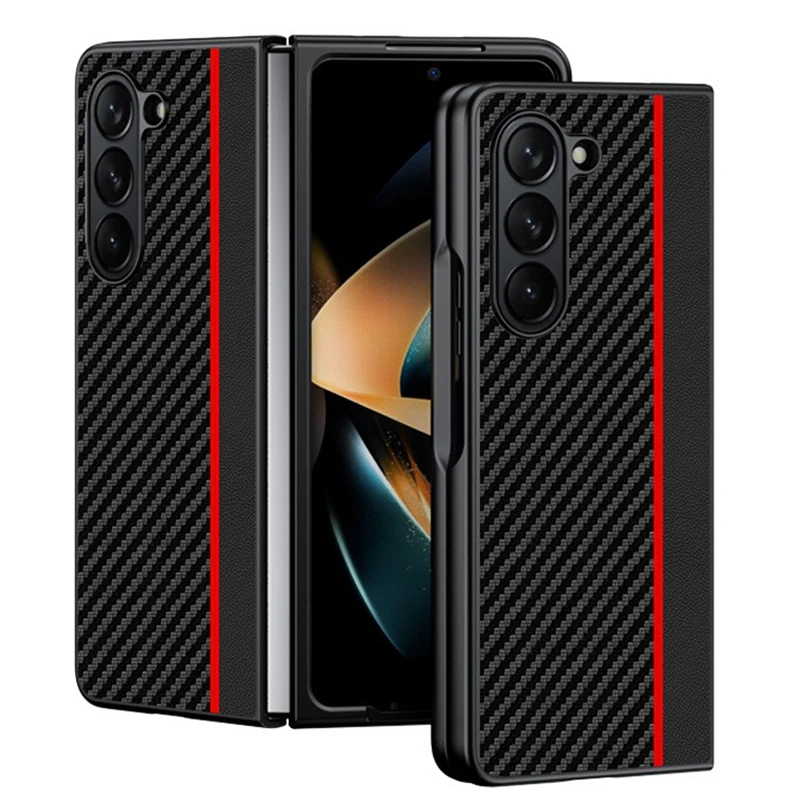 Premium Fiber Texture PU-Leather Protection Cover