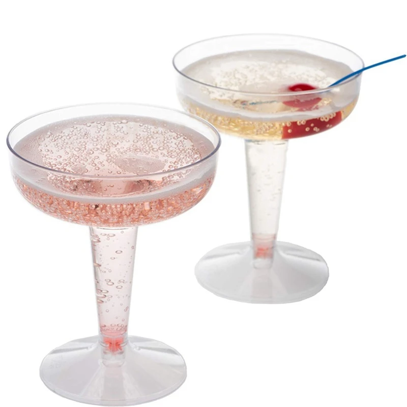 Plastic Champagne Flutes New Plastic Champagne Flutes Disposable-20Pcs Clear Plastic Champagne Glasses For Parties Clear Cup Plastic Cups