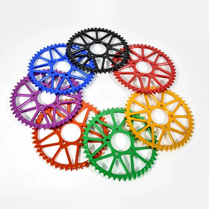 Motorcycle Accessories For SUR-RON Light Bee X 48T 52T 54T 58T 64T Tooth Plate Sprocket Wheel E-bike Off-road Dirtbike Motorcycle Accessories SURRON