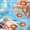 Inflatable Football for Kid,16"Blow Up Football Party Supplie Beach Ball,Summer Pool Toy Beach Water Game Beach Football Decor 6
