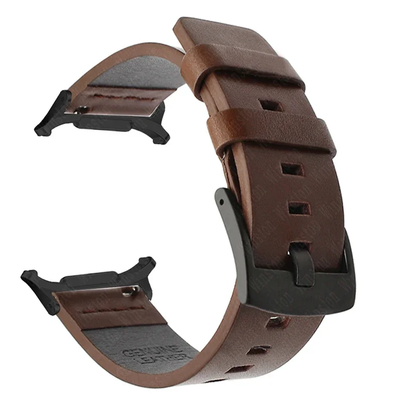 Premium Leather Strap for Business - No Gaps Design, 47mm Wristband Bracelet