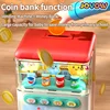 Simulation Mini Children's Beverage Vending Machines Toys Music Password Coin Machine Baby Puzzle Montessori Education Toy Gifts 3
