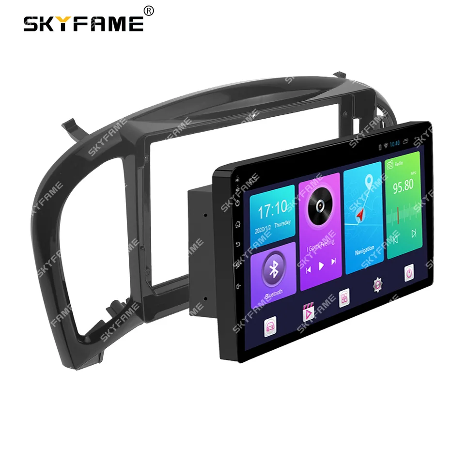 ラジオフェイシアフレーム 9インチ 2DIN ダッシュフィッティングパネルフレーム スクリーンフェイシアフレームアダプター に適合す 9インチ 2DIN カーオーディオ ダッシュトリムフレーム フェイシアパネル ラジオプレーヤースクリーン に適合する キャシュカイ ステレオラジオフェイシアフレーム  9インチ カーフレーム フェイシア アダプター ラジオ ダッシュ フィッティング パネル キット ラジオ ...