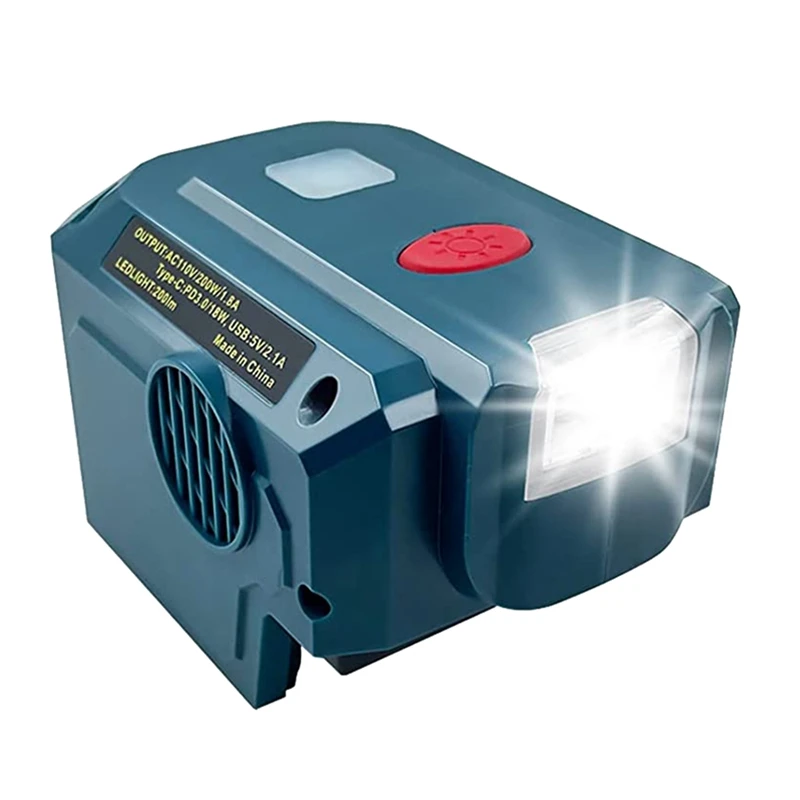 

200 Вт портативный источник питания инвертор синусоидальной волны инвертор для батареи Makita 18 в