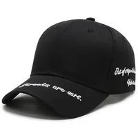 Brand Mens Cotton Baseball Cap Hip Hop Letter Embroidery Snapback Caps for Women Street Casual Hard Top Trucker Dad Hats 1