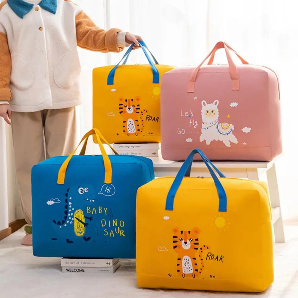 

Cartoon Pattern Clothes Storage Bag Folding Duvet Sorting Bags Dust-Proof Closet Under-Bed Storage Moistureproof Organizer