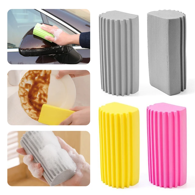 Sponge Damp Duster Reusable Wet Duster Powder Cleaning Sponge Cleaning  Brush Dust Removal Dusters for Home Car Kitchen Bathroom - AliExpress