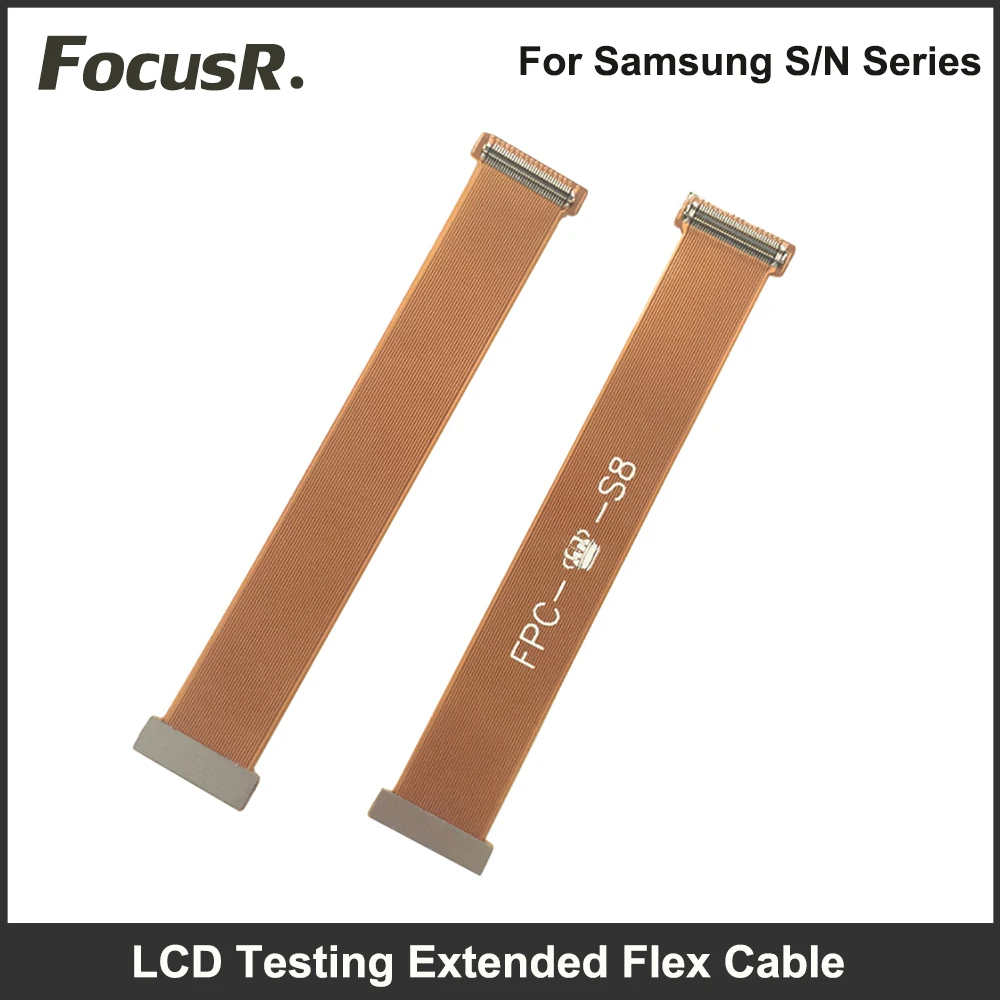 Display Lcd Test Cable Flex Per Samsung Galaxy S10 S9 S8 S21 S20 Plus Note9 Note20 Ultra 3D Touch Screen Extension Tester Flex