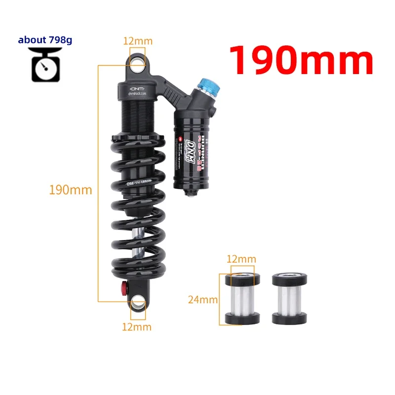 DNM RCP2S Shock Absorber Mountain Bike Rear Suspension Spring