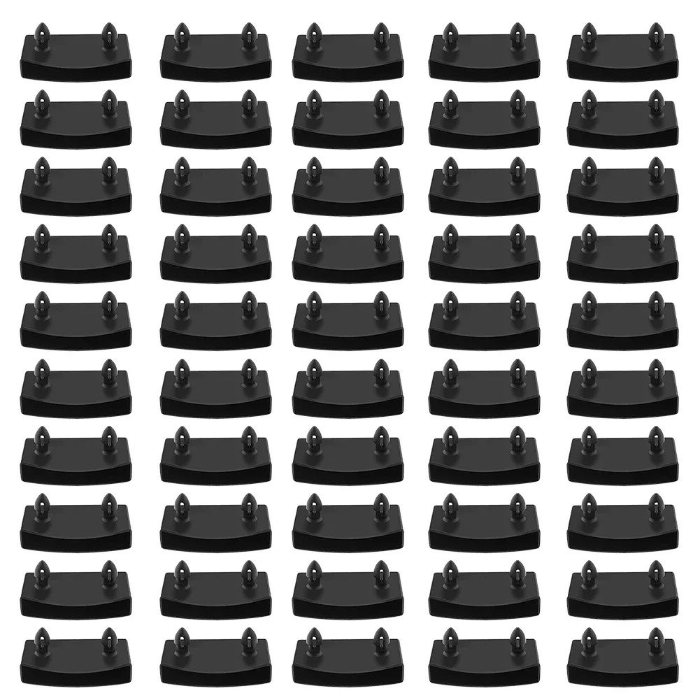 Plastic Bed Slat End Caps Holders 50pcs Sofa Bed Slat Sides Centre Cap Replacement 55mm Holding Securing Furniture bed slats connectors