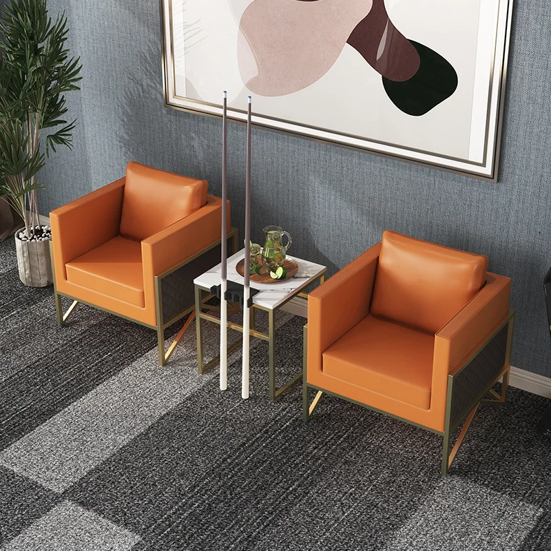 Nordic Single Sofa Chair Luxury Living Room Balcony Leisure Chair Bedroom Sofa Chair Dining