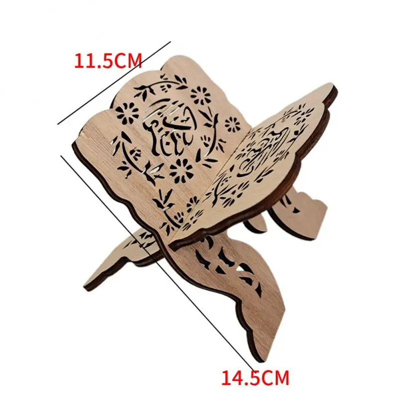 Legno Eid Mubarak Quran Holy Book Stand Holder Islamico Musulmano Ramadan Kareem Decorazione Per La Casa Mini Ramadan Mubarak Eid Regali