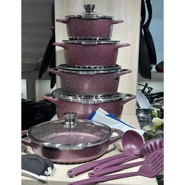 17-Piece Granite Non-Stick Cookware Set 3