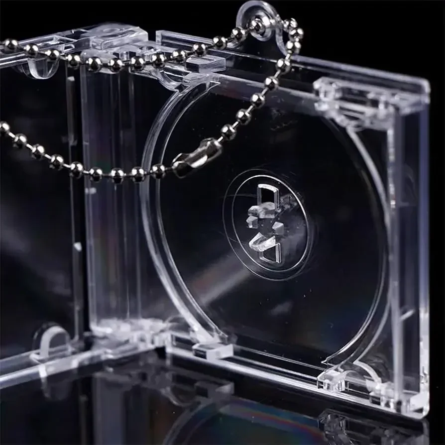 DIY Mini Blank Album Collection Boxes Pendant Key Chains Creative Peripheral Commemorative CD Case Backpack Hanging Decoration