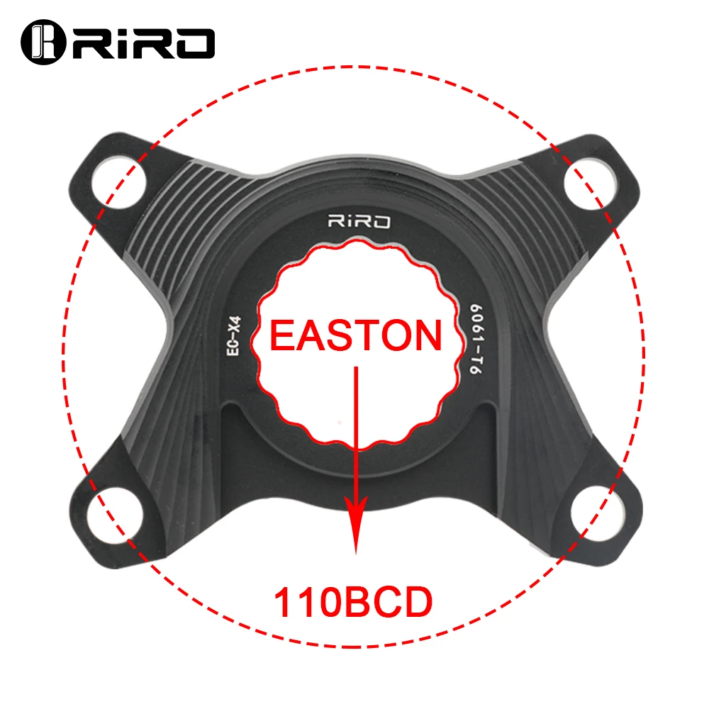 RIRO 4 ボルト チェーンリング アダプター Easton EC90 XXE 5 アーム