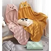 Personalized Embroidery Baby Cape   Custom Name Children's Bath Towel Cloak Quick-Drying Coral Velvet Robe Cape Darling Hooded 5