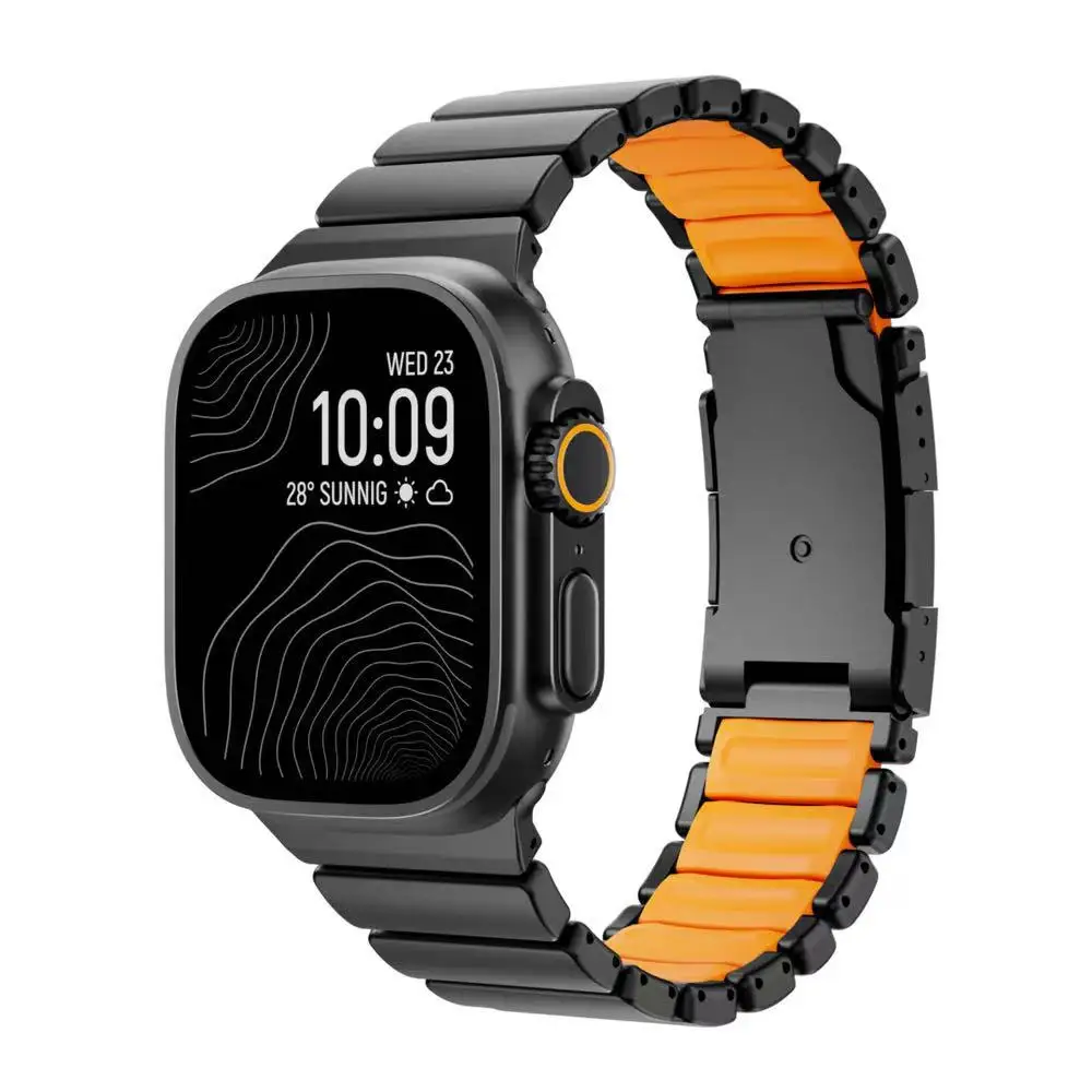 Titanium Silicone Magnetic Strap for Apple Watch Ultra 3/2 49mm thumbnail 7