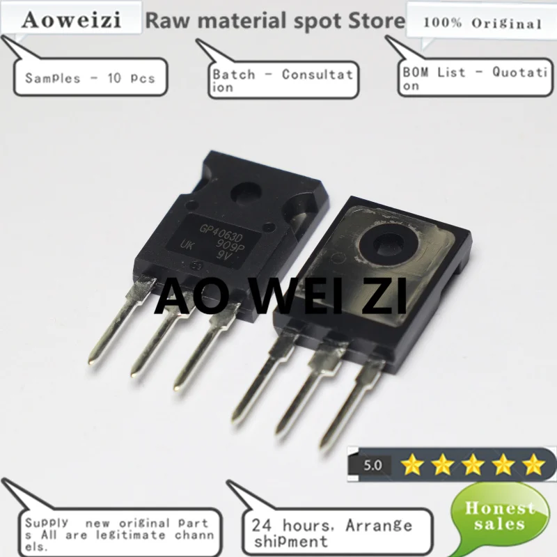 

Aoweizi 2022 + 10-30-50 шт. 100% Новый оригинальный IRGP4063DPBF GP4063D TO-247 бтиз трубка 48 а 600 в