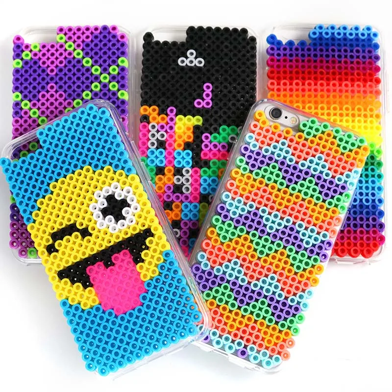 Hama Beads for Kids Iron Perler Iron Fuse Beads Diy Puzzles High Quality Gift Children Toy Puzzles Template Model Building Kits 5