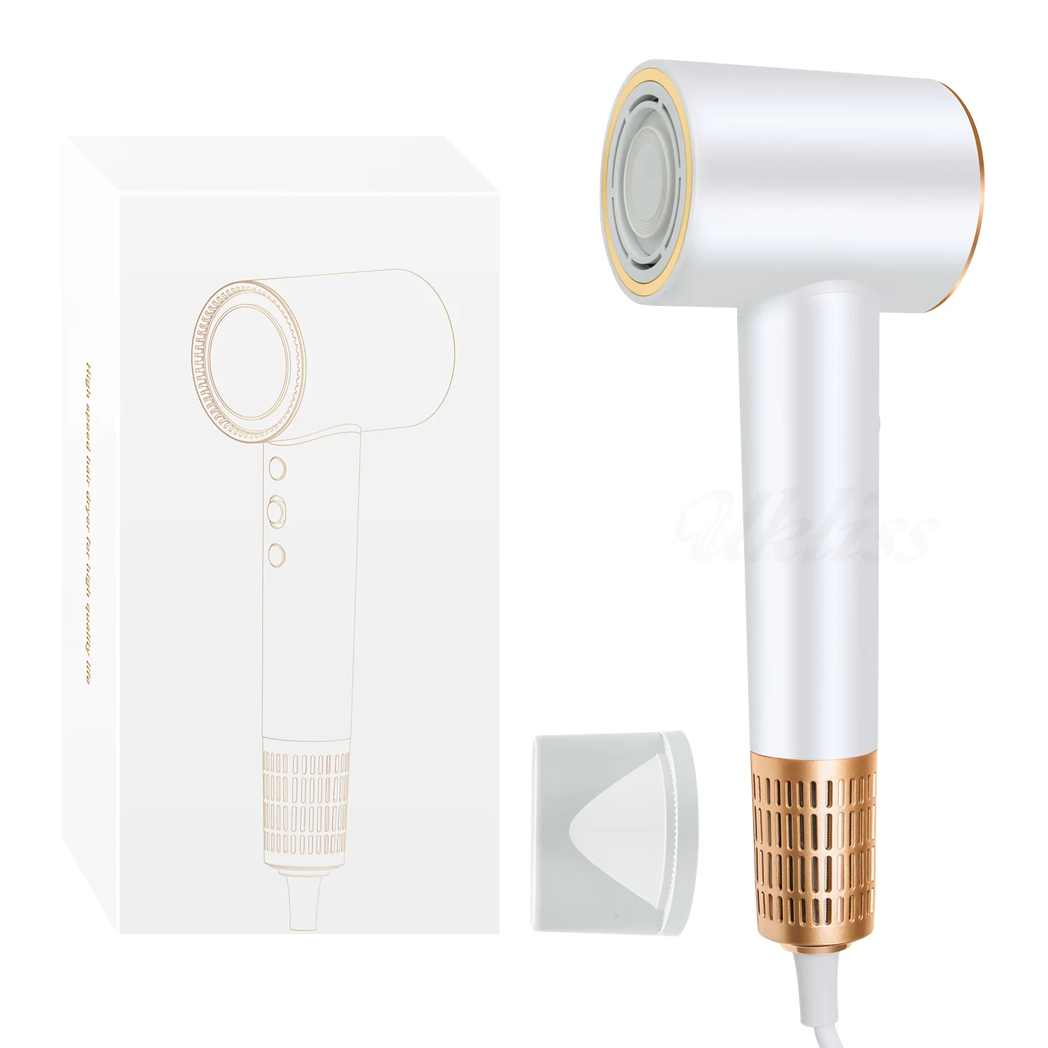 Ionic Hair Dryer High Speed Blow Drier 1600w 11000rpm Hairdryer