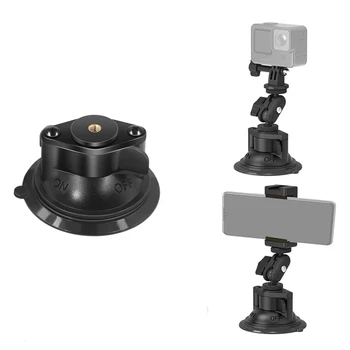Supporto a ventosa per Action Camera compatibile con GoPro 13 12 11 10 9 8 / DJI Osmo Action 6 5 Pro 4 / Insta360 X5 X4 - Accessorio portatile