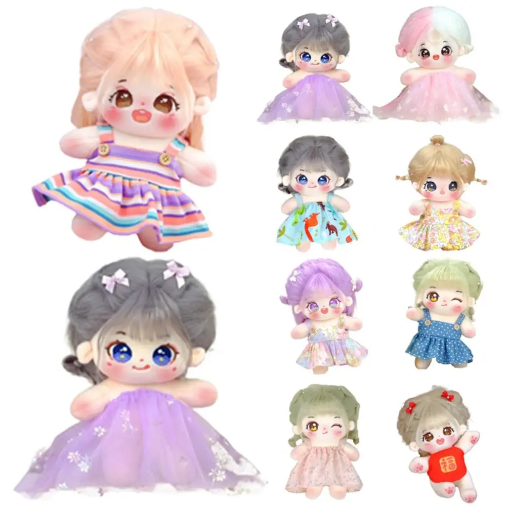 

Платье-слинг для куклы, подарок, аксессуары для кукол, кружевная кукольная одежда, реквизит для фото, игровой домик, мини-платье принцессы, хлопковая набивная кукла, 20 см