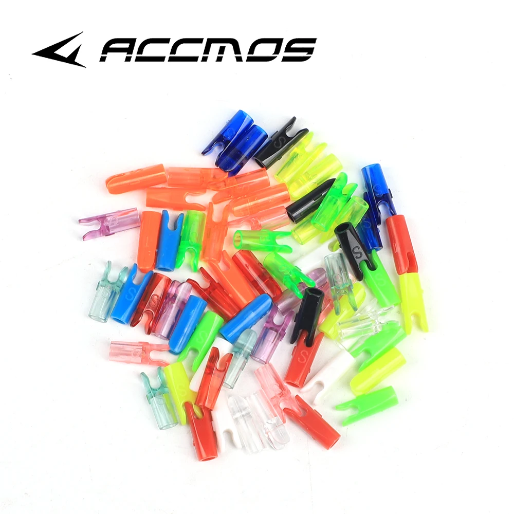 

50pcs DIY Plastic Arrow Pin Nocks Size S For ID4.2mm ID6.2mm ID3.2mm DIY Arrow Archery Accessory High Quality