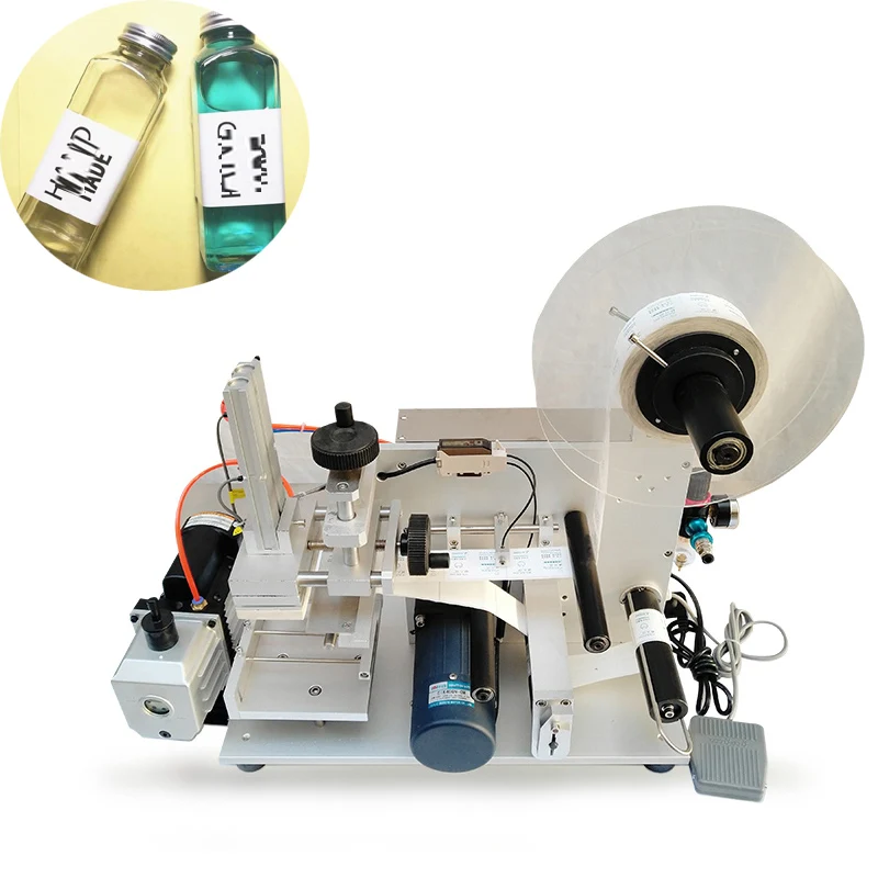 

Flat Surface Labeler Semi Automatic Flat Surface Labeling Machine Top Label Applicator