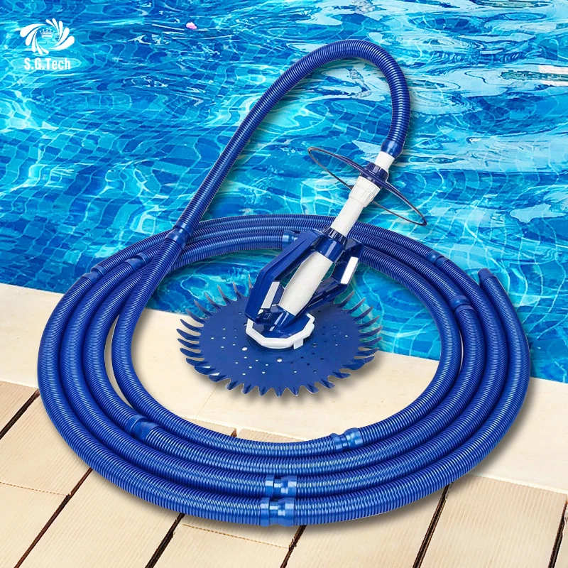 

Hot Sale Underwater Cleaning Tools Pool Sweeper Automatic Suction Swimming Pool Vacuum Head Pool Climb Wall Cleaner