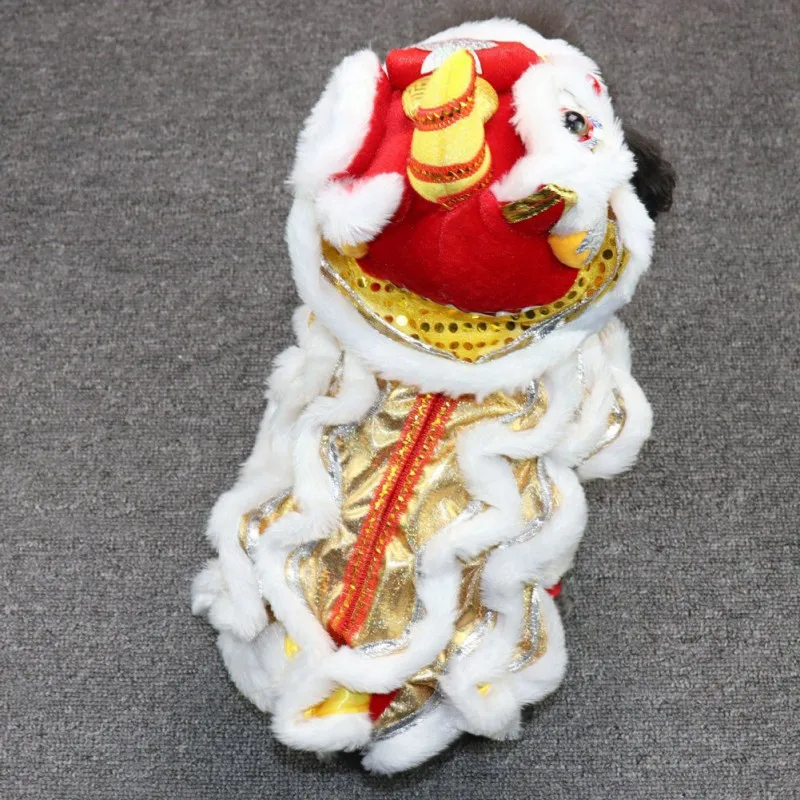 Zvířátko lvy tanec kostým pes kostým bunda kocour kabát oblečení štěně slavnost cosplais Čínské nový rok šatstvo dekorace obleček