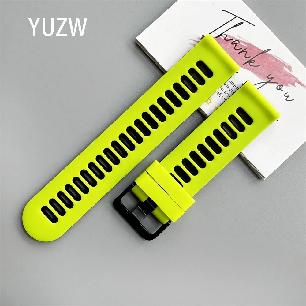 Sports Silicone Wrist Strap - 20mm/22mm Adjustable Watchband Bracelet