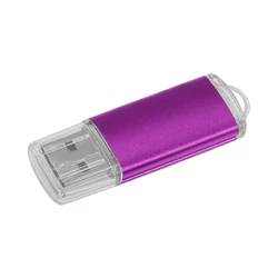 High - Capacity USB 2.0 Flash Drive for Car, PC, and Photography (Purple)