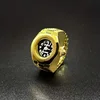 1PC Fashion Trend Watchable Time Personalized Ring Watch Versatile Fashion Popular Ring Watch Round Finger Watch Mini 3