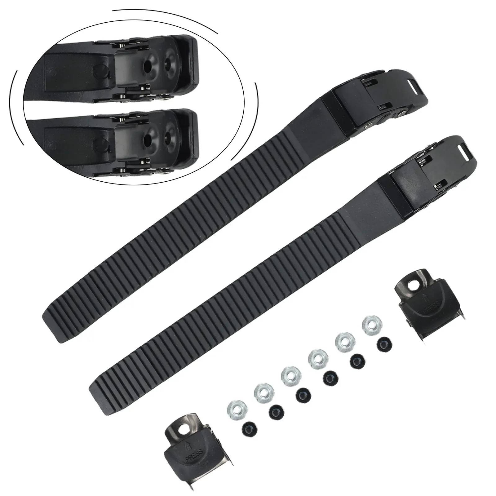 Roller Skating Accessories Roller Skates Strap Buckle Hockey Skateboard Universal 210*22*5mm 30g Easy To Use Fastening Straps Part Plastic