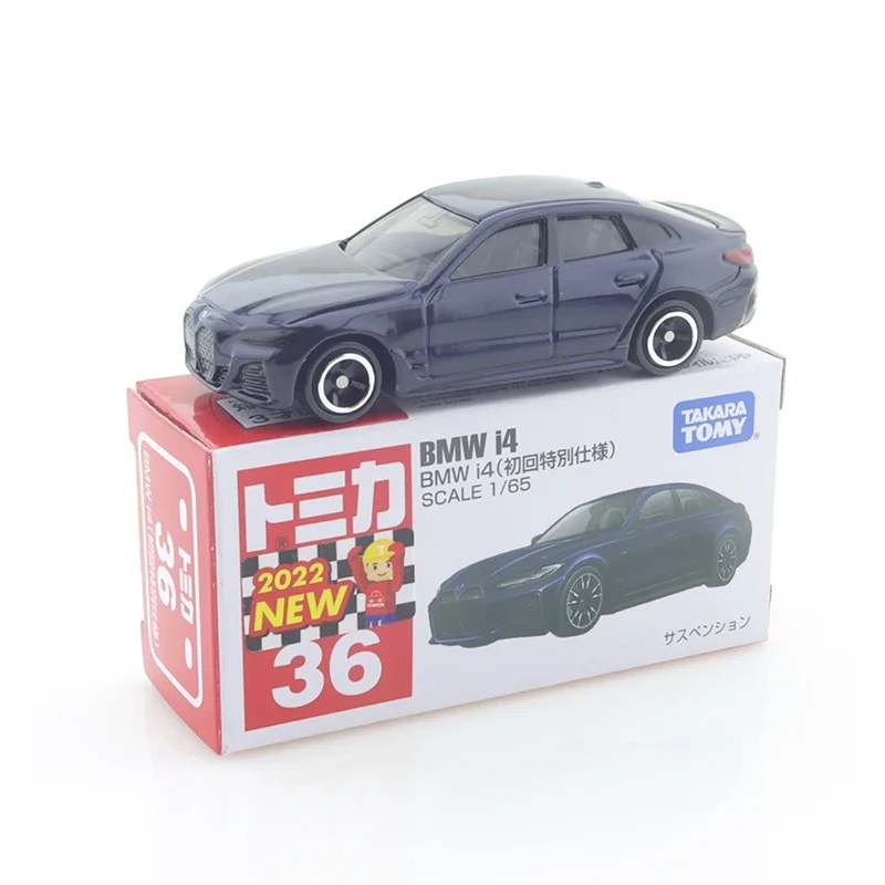 

Takara Tomy Tomica No.36 BMW i4(First Special Specification) 1/65 Vehicle Diecast Automotive Model Ornaments Cas Toys Gift