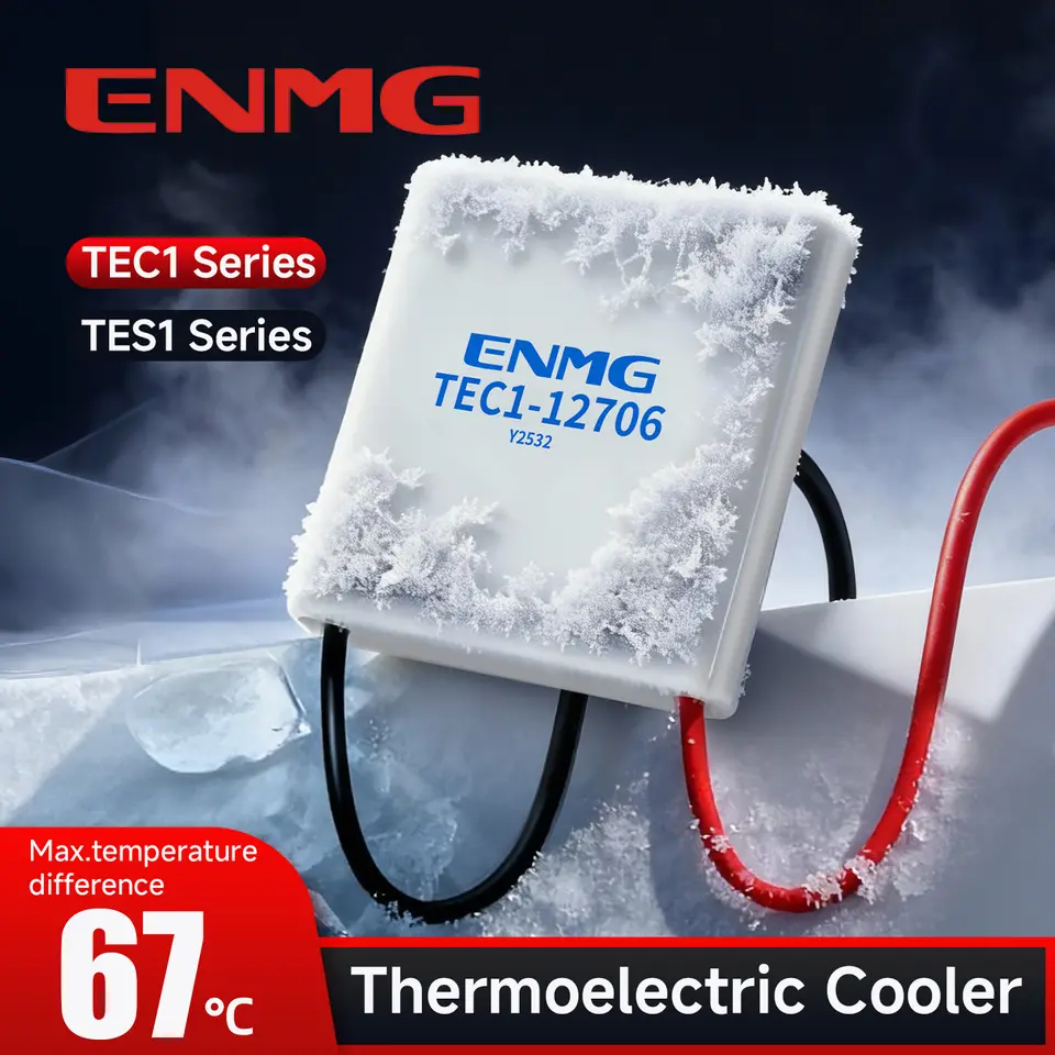 ENMG TEC1-12706/ TEC1-24106 Thermoelectric Cooling Module-12V/24V Peltier Cooler for DIY&Industrial Applications Peltier Effect image 1