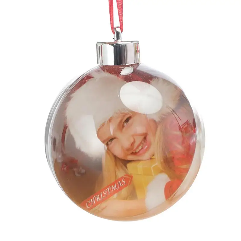 Christmas Photo Frame Baubles Pendant Tree Decor Hanging Ornaments Ustom Gift Tags Name Decorations For Home New Year Gifts christmas tree hanging wooden car ornaments pendant cartoon ornaments 2022 christmas holiday decorations for home new year decor