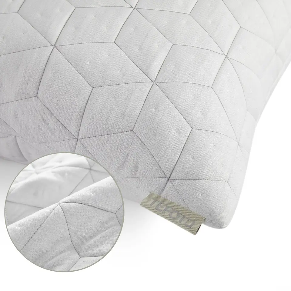 Cuscino Memory Foam Per Viaggi - Compressibile E Rinfrescante (Bianco)